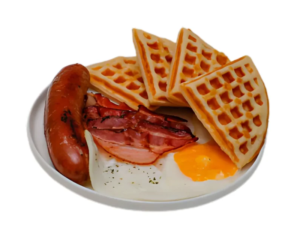 Full Breakfast Waffle
